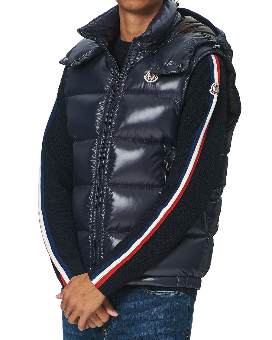 Herren | Jacken | Moncler | Bormes Hooded Down Vest Navy