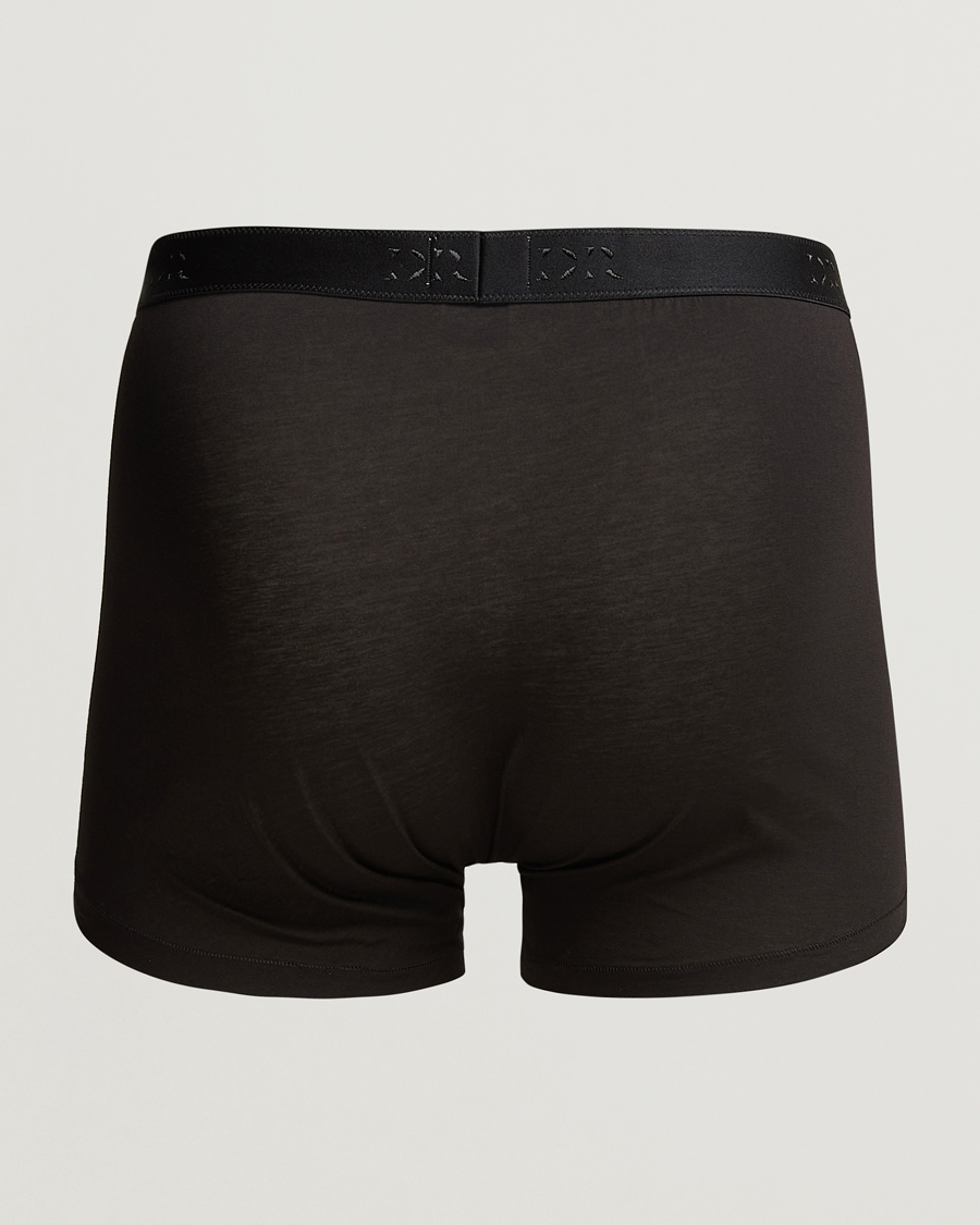 Men | Derek Rose | Derek Rose | Pima Cotton Stretch Trunk Black