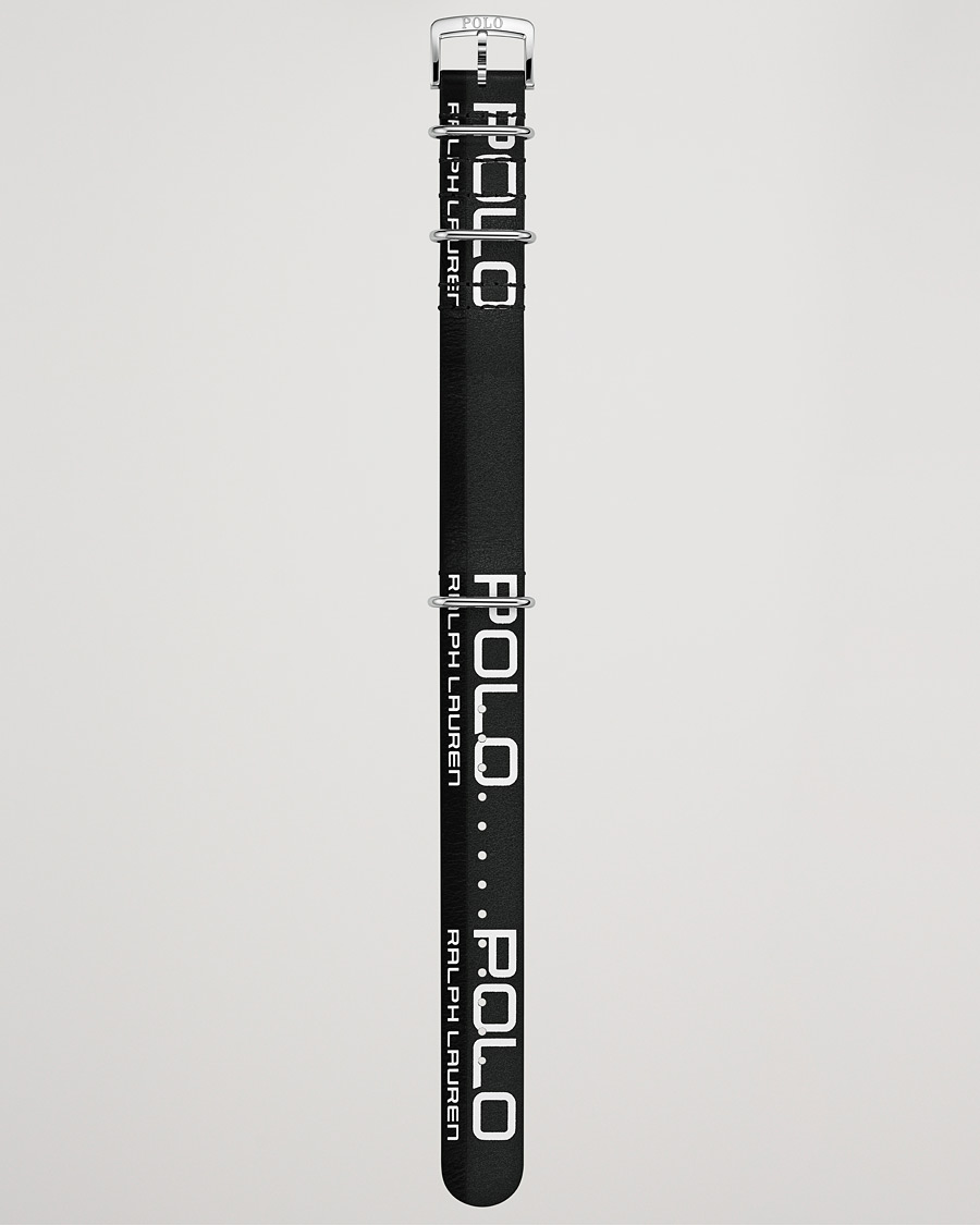 Herren |  | Polo Ralph Lauren | Sporting Leather Strap Black/White