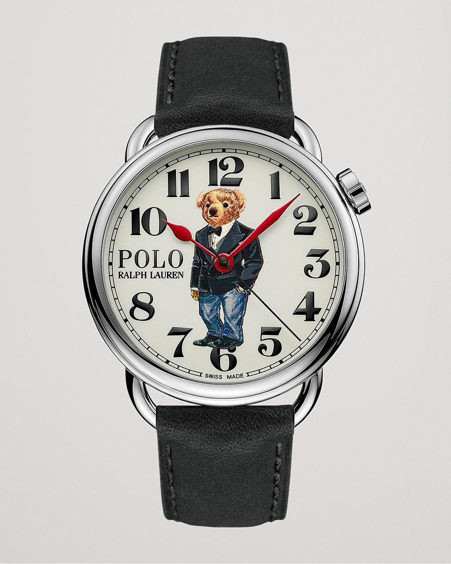 Herren | Uhr | Polo Ralph Lauren | 42mm Automatic Denim Tux Bear White Dial