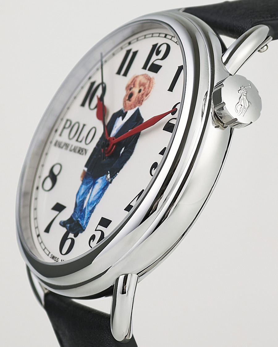 Herren | Polo Ralph Lauren 42mm Automatic Denim Tux Bear White Dial | Polo Ralph Lauren | 42mm Automatic Denim Tux Bear White Dial
