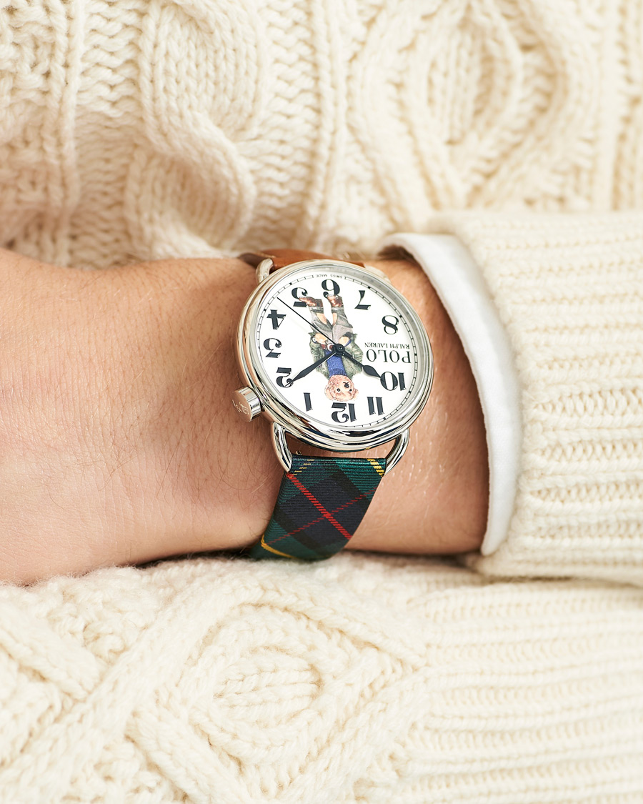 Herren | Fine watches | Polo Ralph Lauren | 42mm Automatic Bedbord Bear White Dial