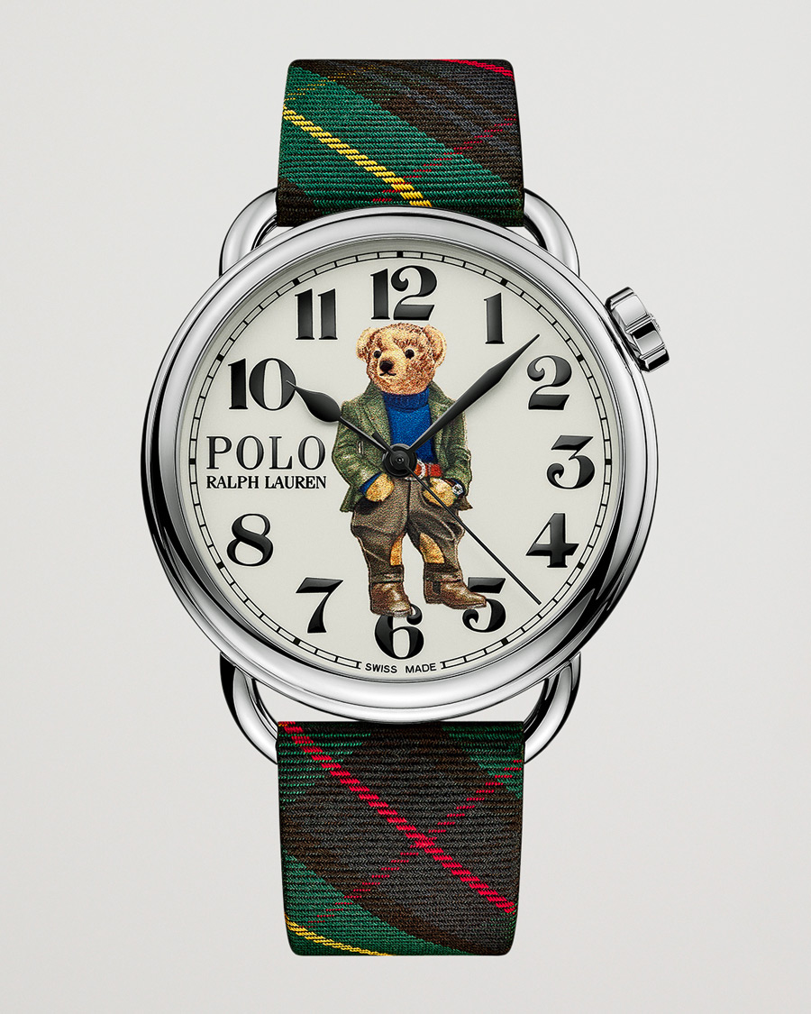 Herren | Polo Ralph Lauren 42mm Automatic Bedbord Bear White Dial | Polo Ralph Lauren | 42mm Automatic Bedbord Bear White Dial