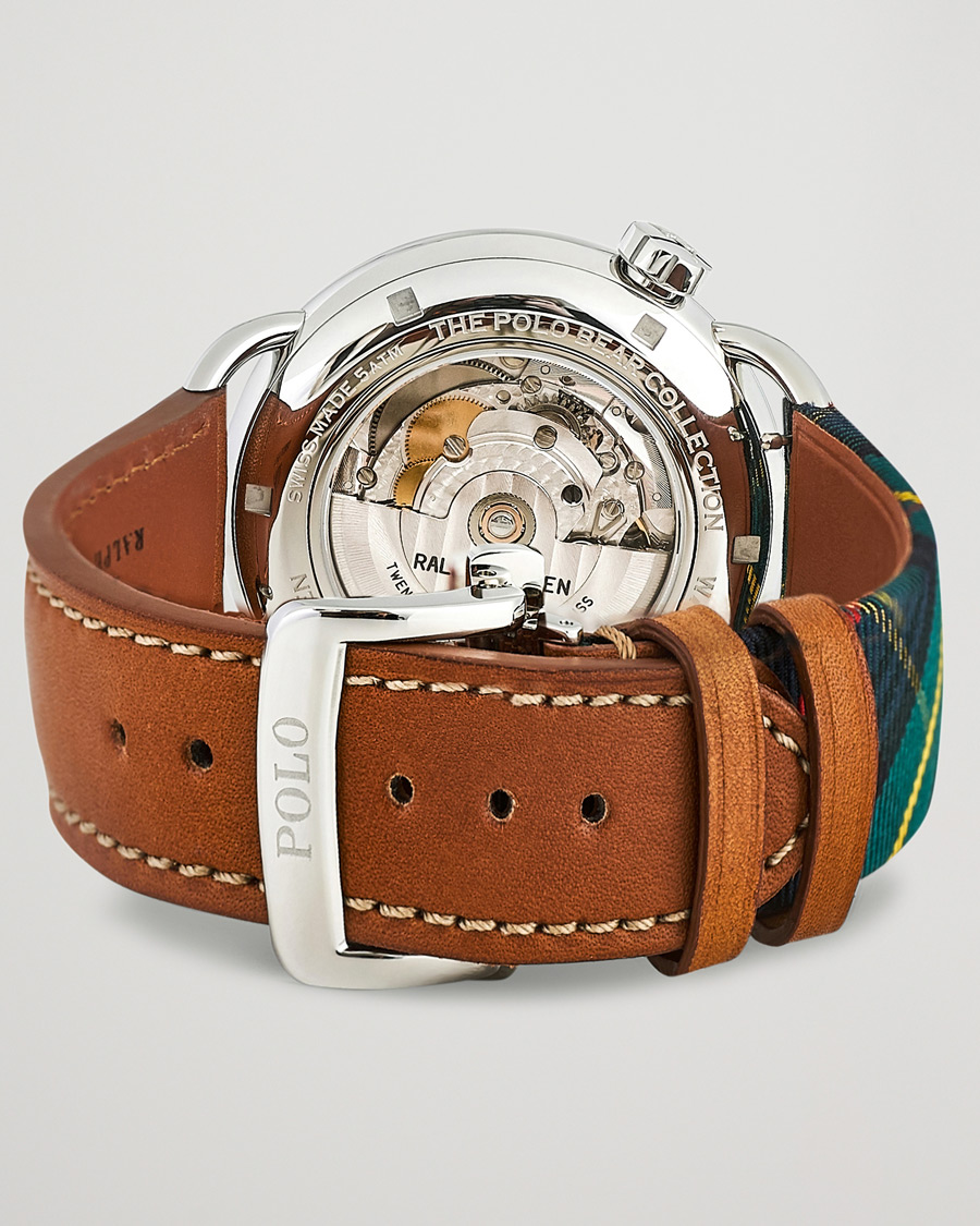 Herren | Polo Ralph Lauren 42mm Automatic Bedbord Bear White Dial | Polo Ralph Lauren | 42mm Automatic Bedbord Bear White Dial