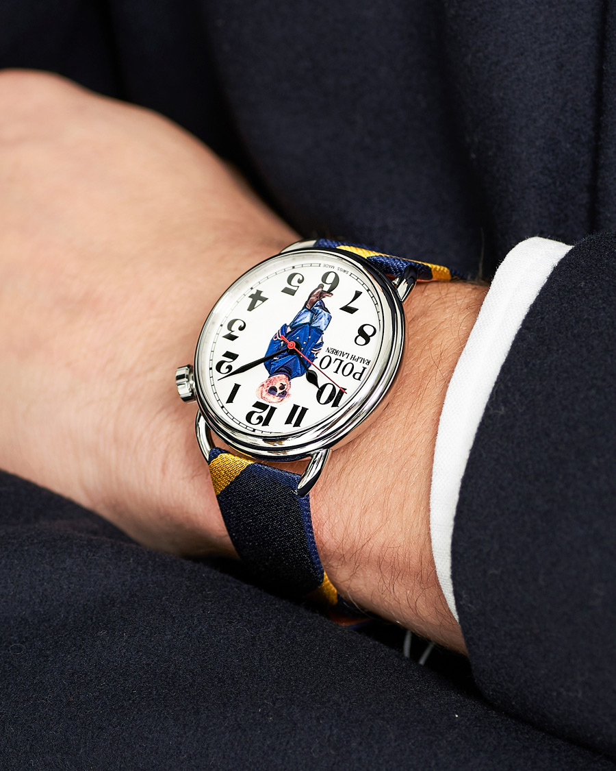 Herren | Polo Ralph Lauren 42mm Automatic Nautical Bear White Dial | Polo Ralph Lauren | 42mm Automatic Nautical Bear White Dial