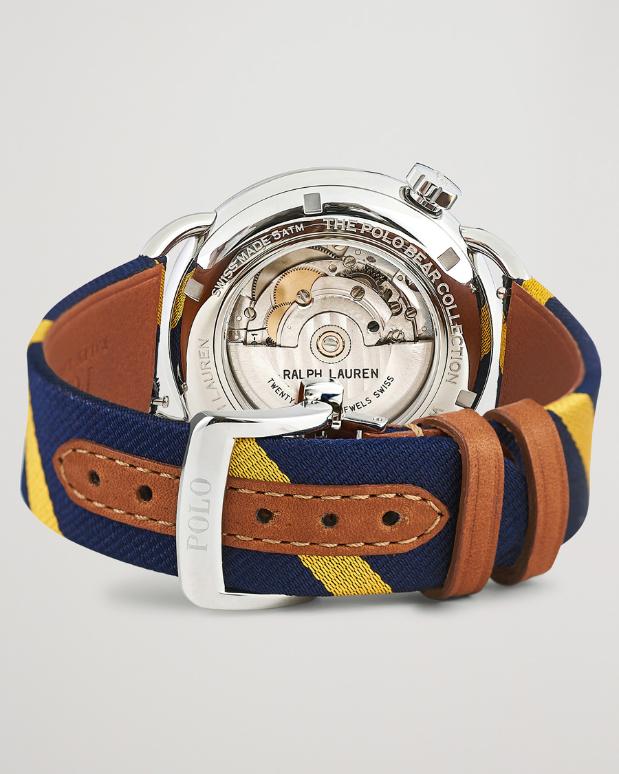Herren | Polo Ralph Lauren 42mm Automatic Nautical Bear White Dial | Polo Ralph Lauren | 42mm Automatic Nautical Bear White Dial