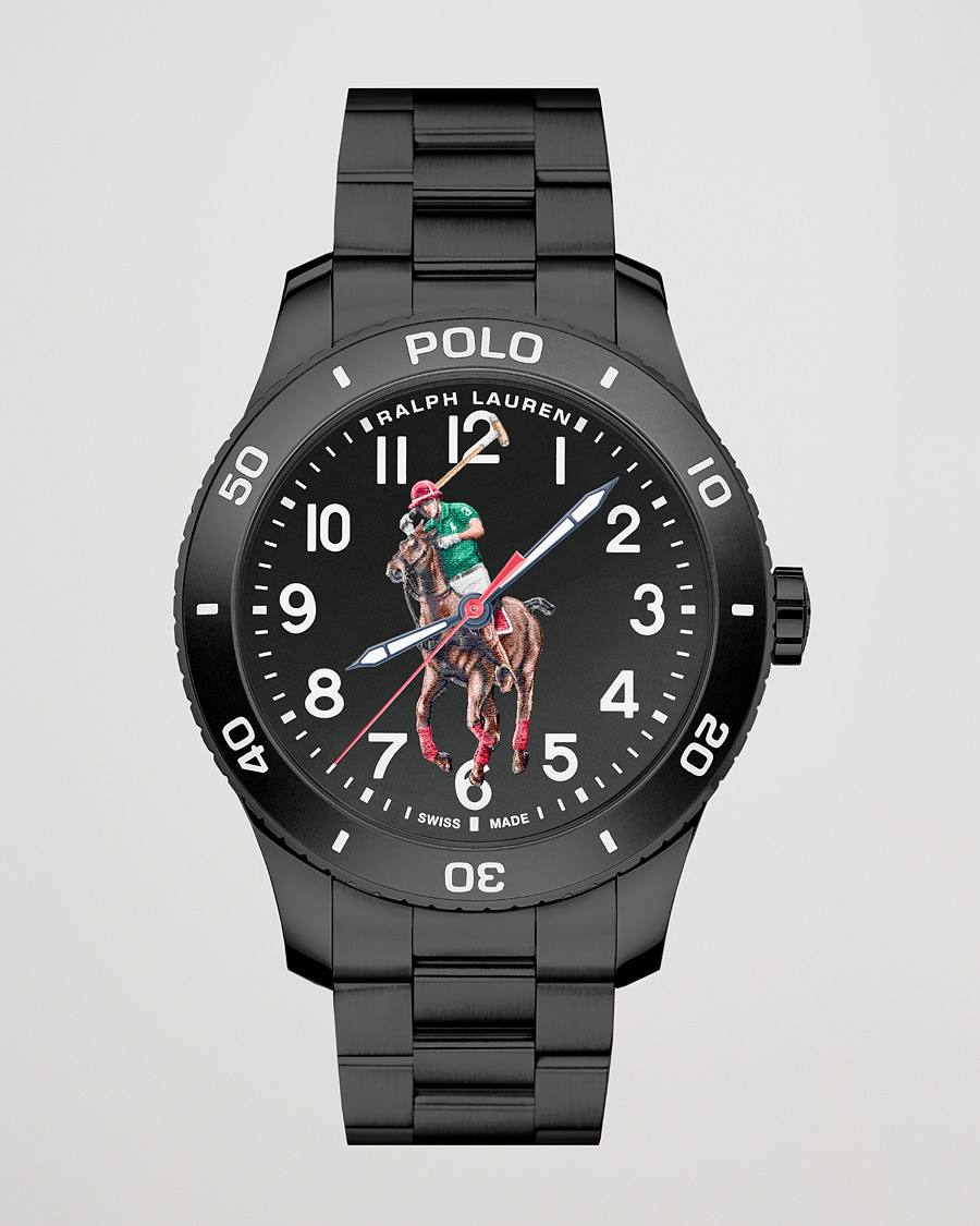 Herren | Uhren | Polo Ralph Lauren | 42mm Automatic Pony Player  Black Dial