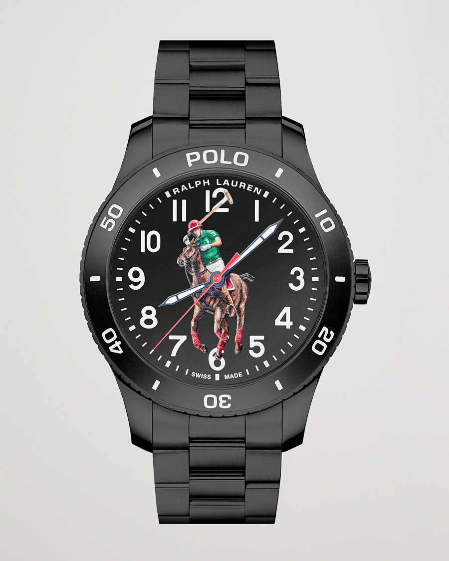 Herren | Polo Ralph Lauren 42mm Automatic Pony Player Black Dial | Polo Ralph Lauren | 42mm Automatic Pony Player Black Dial