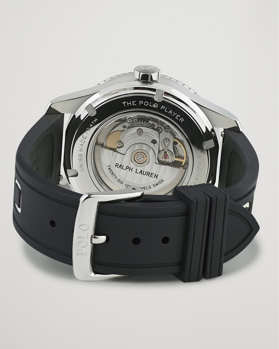 Herren | Polo Ralph Lauren 42mm Automatic Pony Player White Dial/Brown Bezel | Polo Ralph Lauren | 42mm Automatic Pony Player White Dial/Brown Bezel