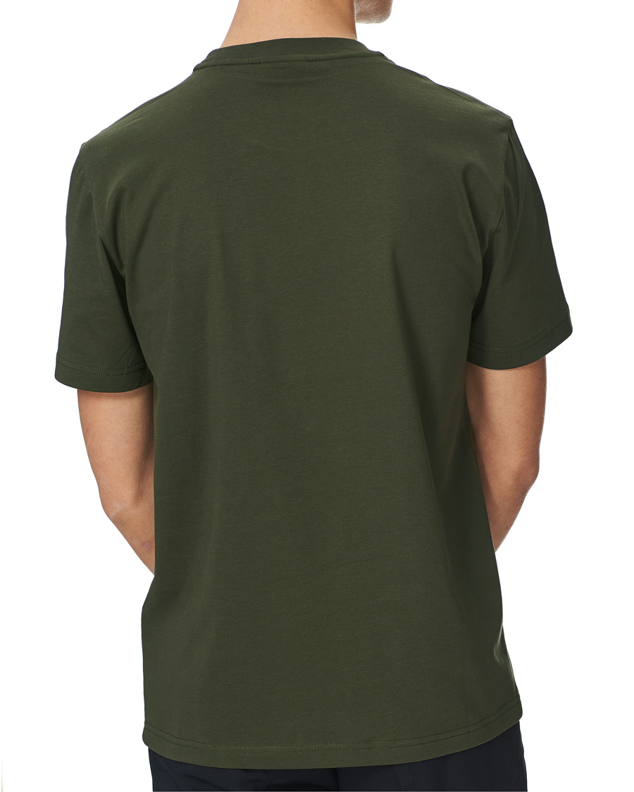 Herren | T-Shirts | Calvin Klein | Chest Logo Crew Neck Tee Dark Olive