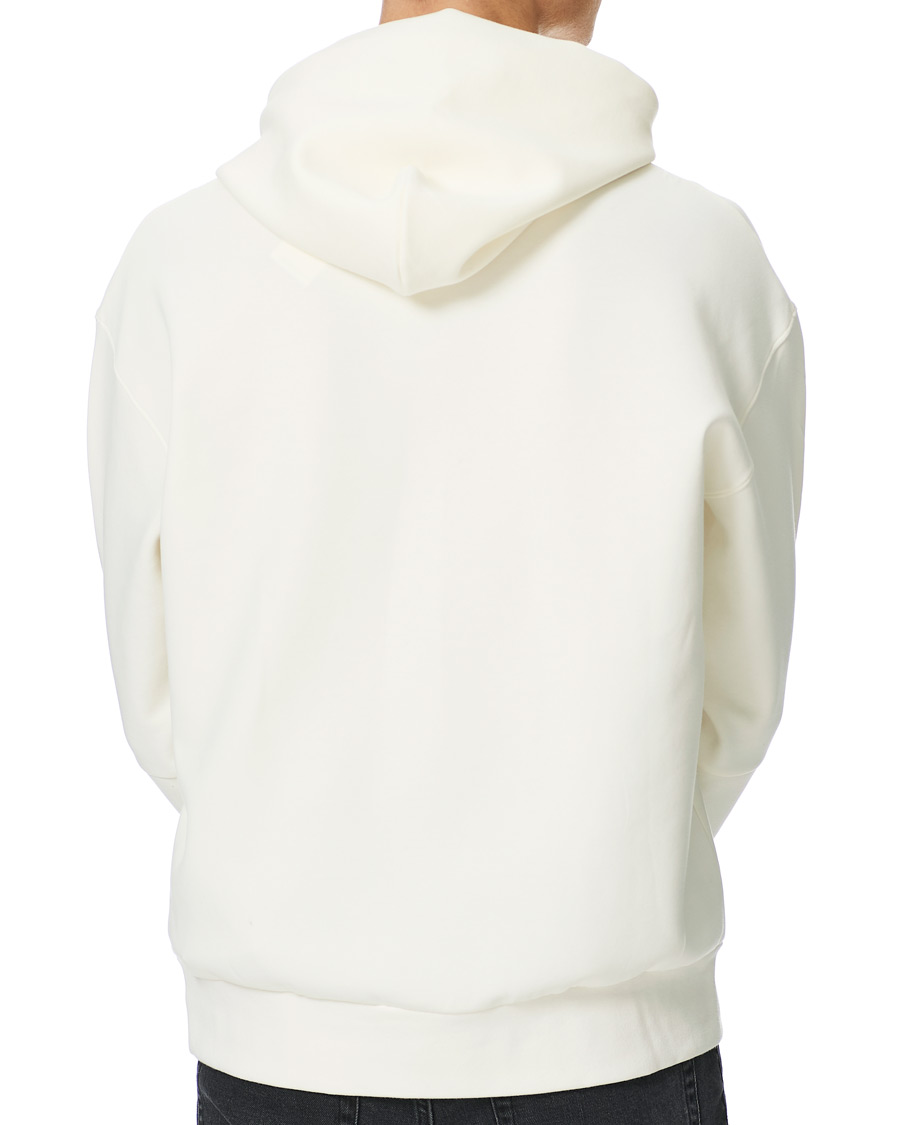 Herren | Pullover | Calvin Klein | Comfort Debossed Logo Hoodie White