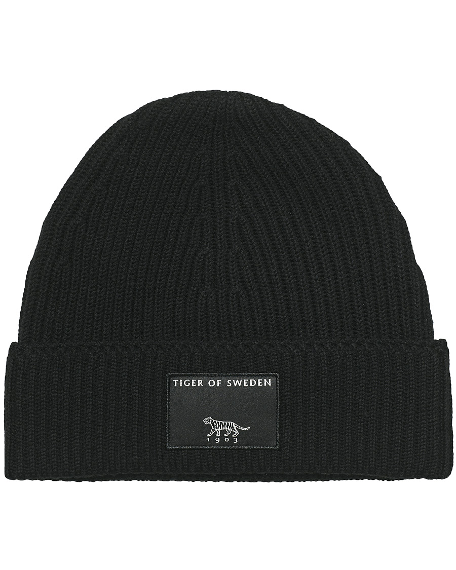 Herren | Tiger of Sweden Hollein Merino Beanie Black | Tiger of Sweden | Hollein Merino Beanie Black
