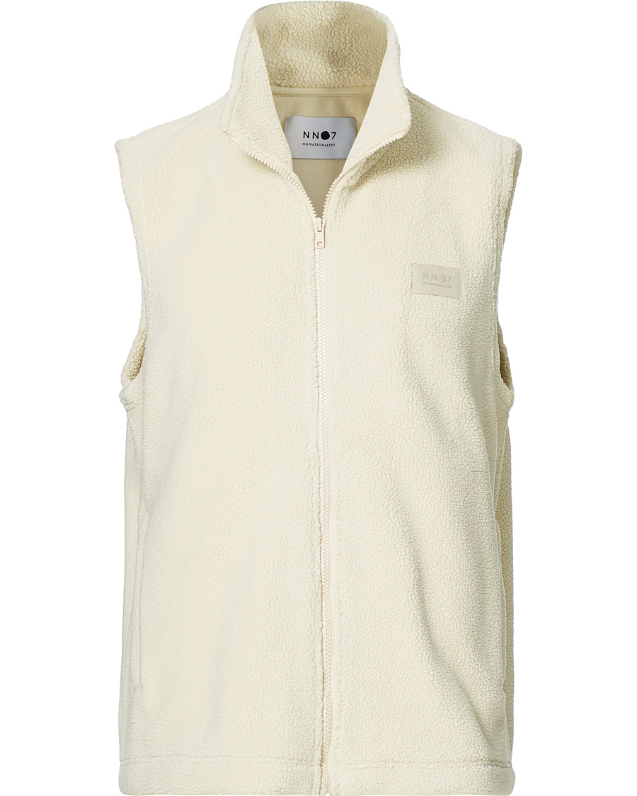 Herren | Pullover | NN07 | Nil Recycled Fleece Vest Ecru