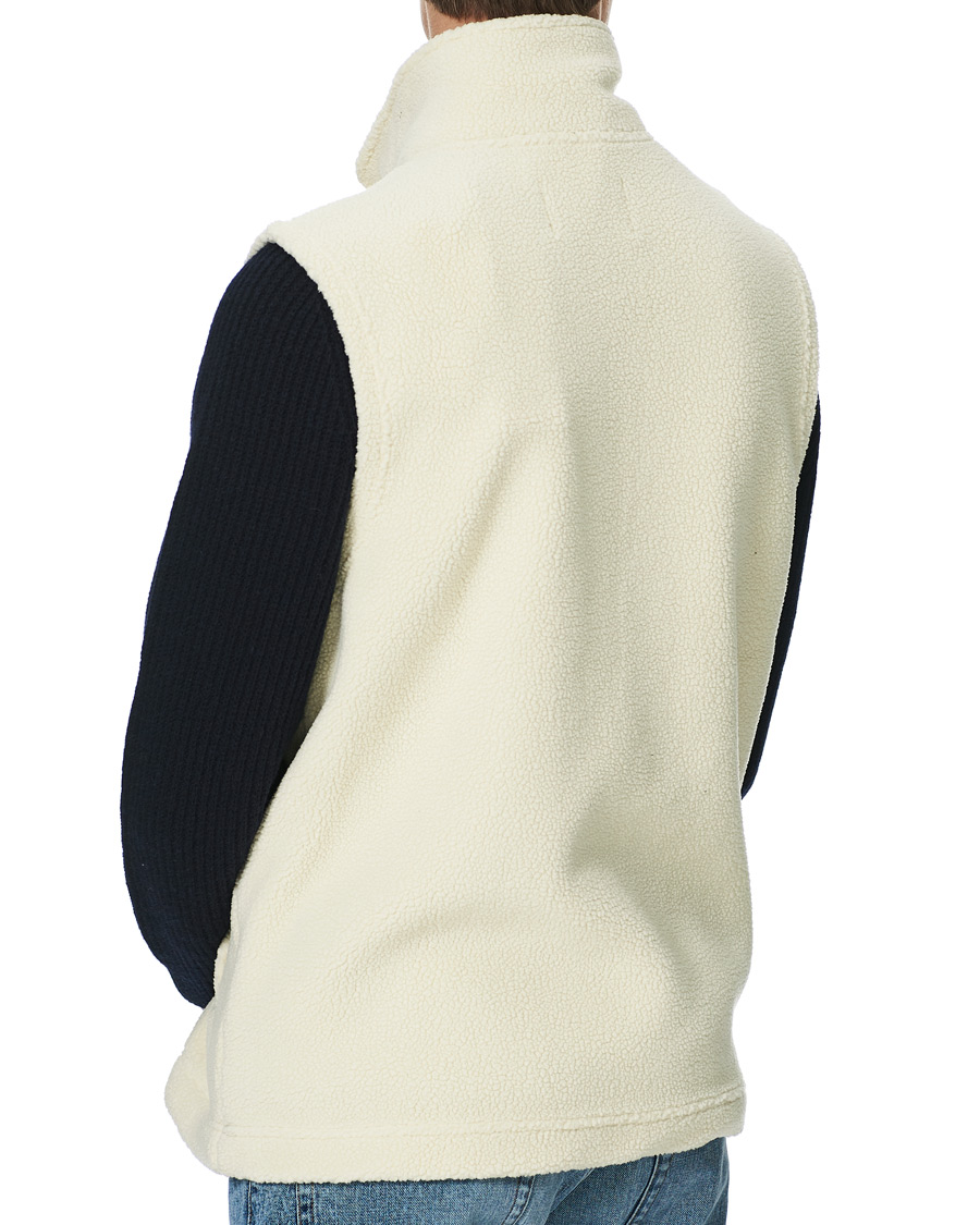 Herren | Pullover | NN07 | Nil Recycled Fleece Vest Ecru