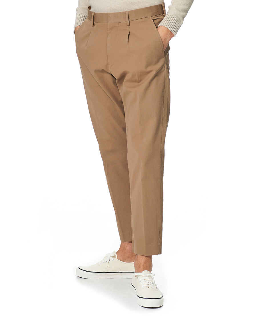 Herren | Hosen | NN07 | Bill Cropped Cotton Trousers Khaki
