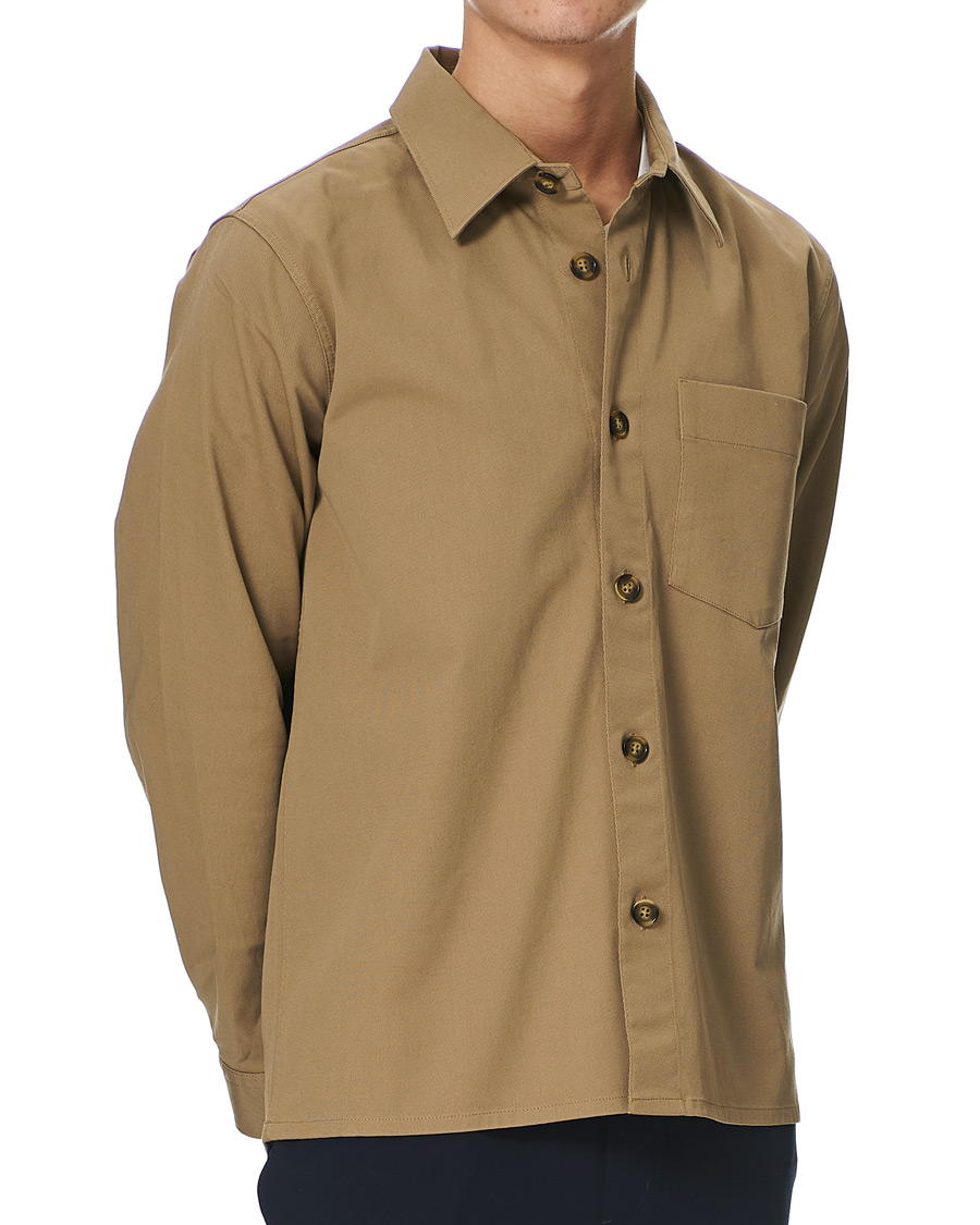 Herren | Hemden | NN07 | Peter Cotton Overshirt Khaki