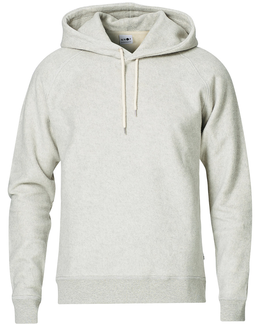 Herren | Pullover | NN07 | Elliot Cotton Fleece Hood Light Grey