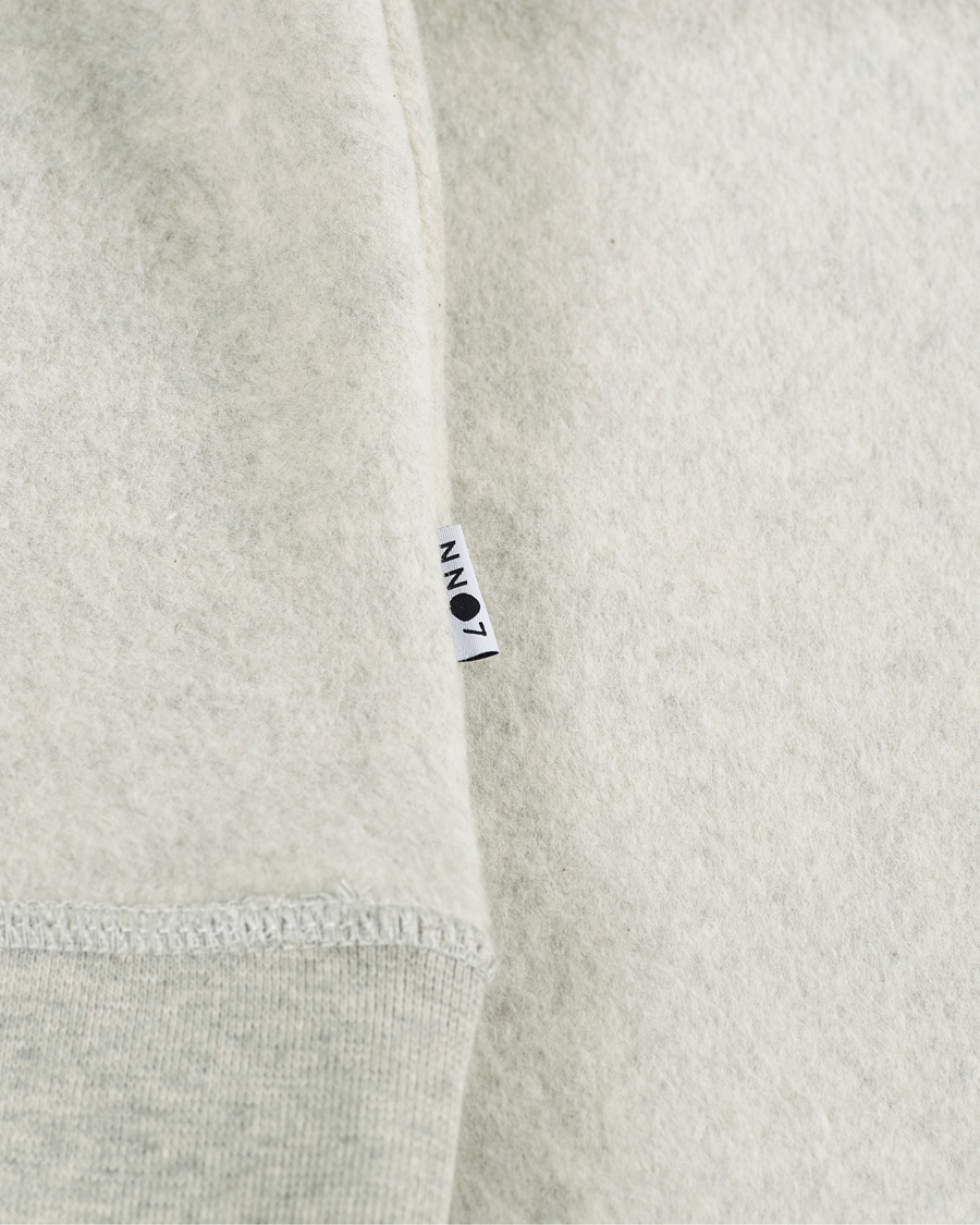 Herren | Pullover | NN07 | Elliot Cotton Fleece Hood Light Grey