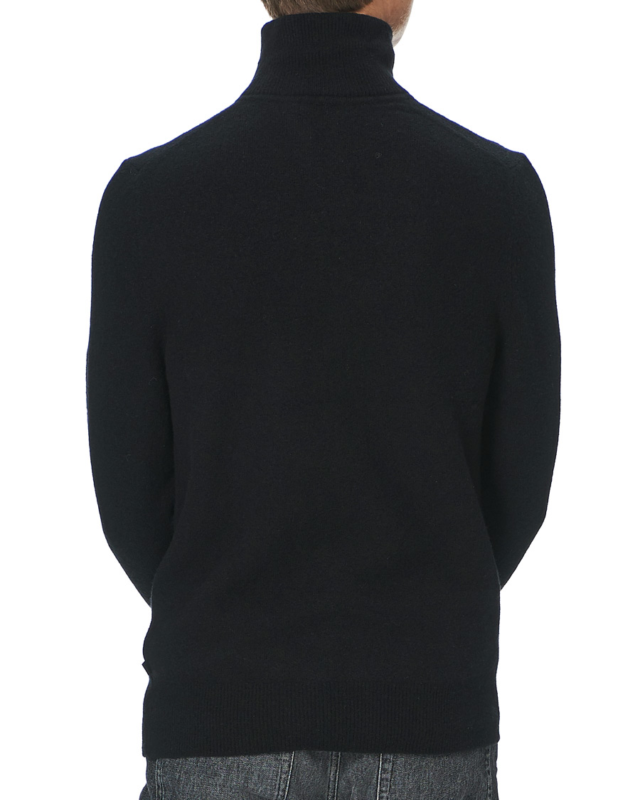 Herren | Pullover | J.Lindeberg | Cohen Yak Blend Quater Zip Black