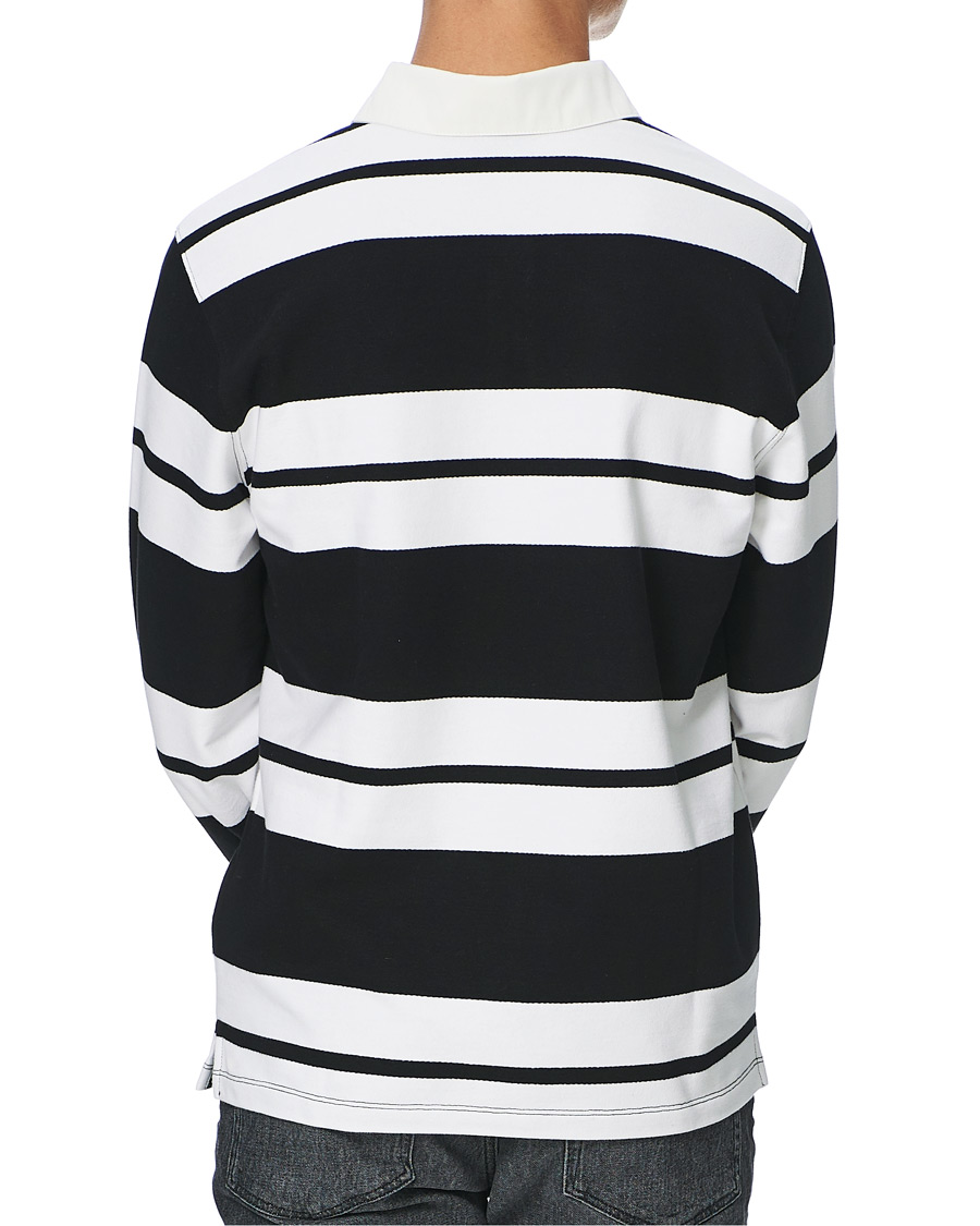 Herren | Pullover | J.Lindeberg | Reed Cotton Rugby Shirt Black