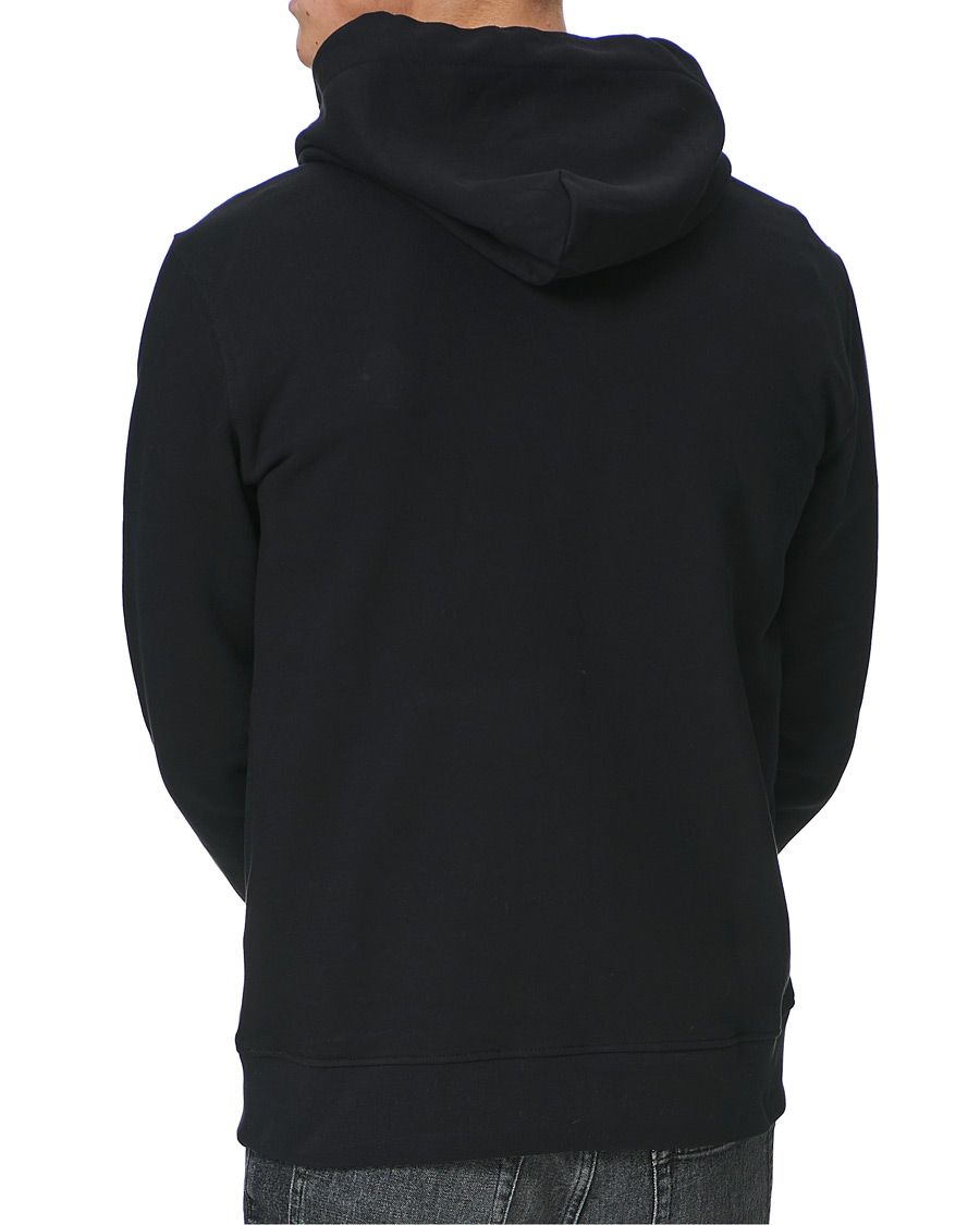 Herren | Pullover | J.Lindeberg | Throw Patch Cotton Hoodie Black