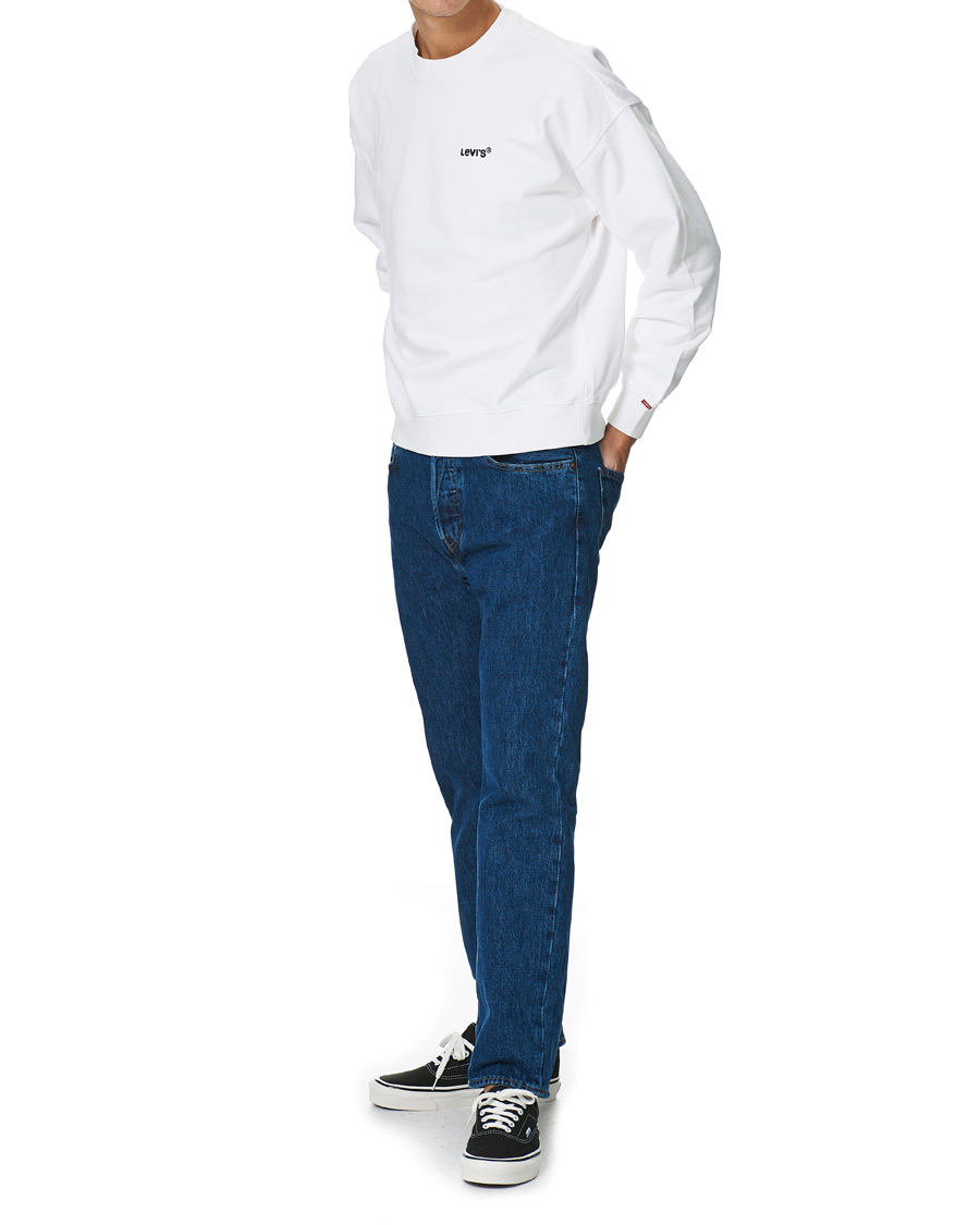 Herren | Pullover | Levi's | Red Tab Crew Neck Sweatshirt White