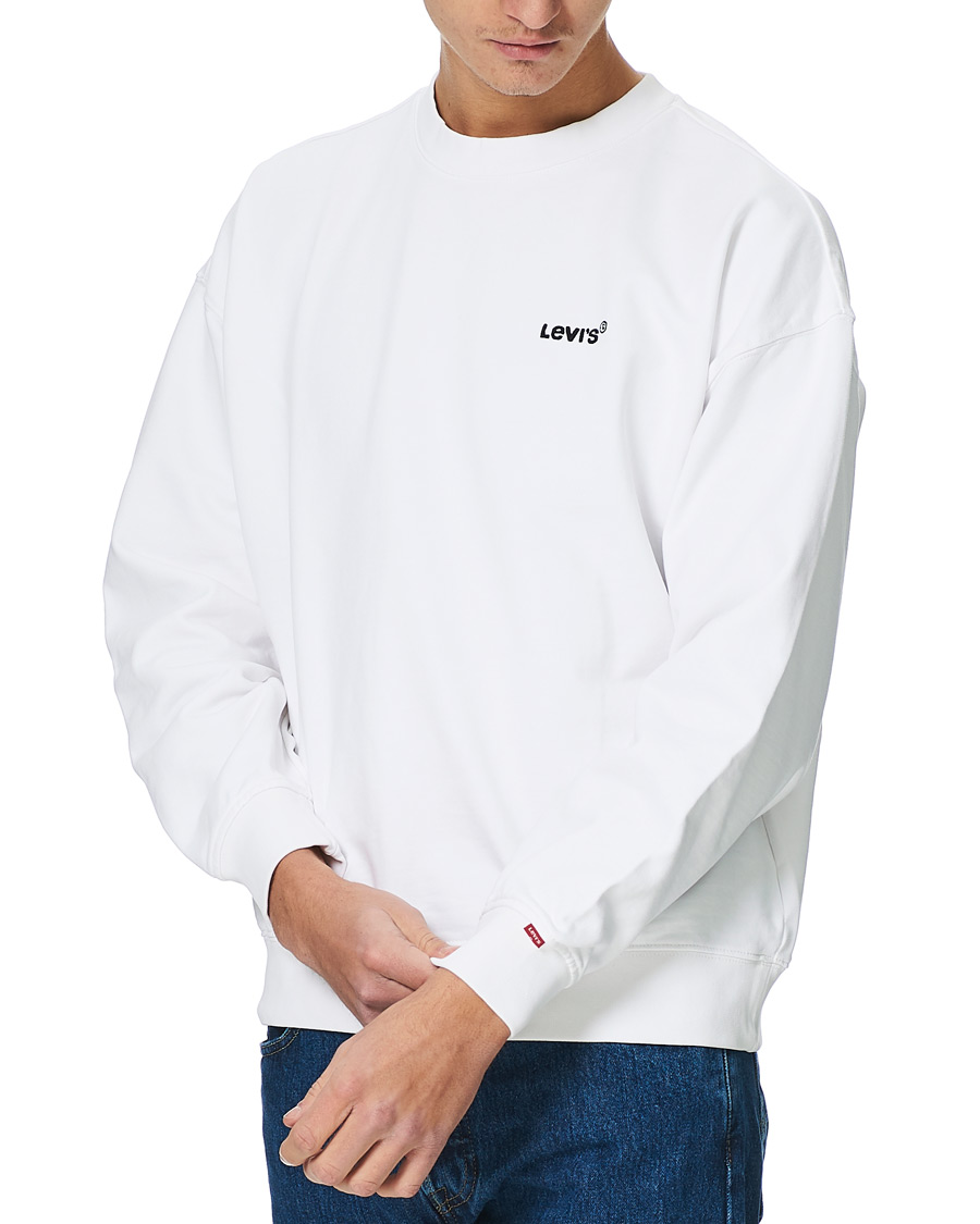 Herren | Pullover | Levi's | Red Tab Crew Neck Sweatshirt White