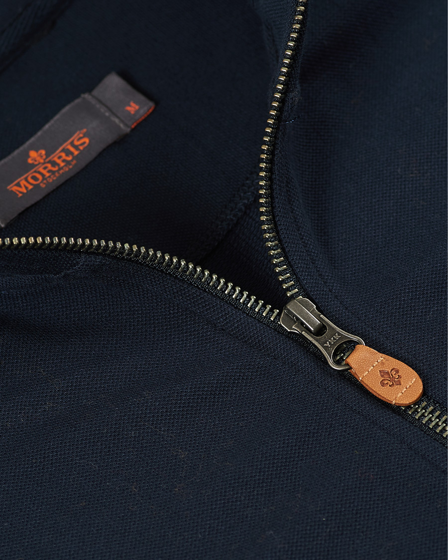 Herren | Pullover | Morris | Nyle Cotton Full Zip Old Blue