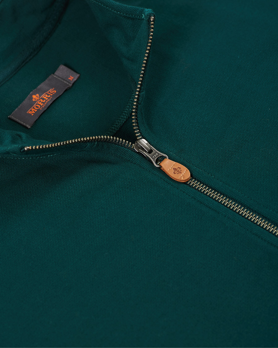 Herren | Pullover | Morris | Nyle Cotton Full Zip Green
