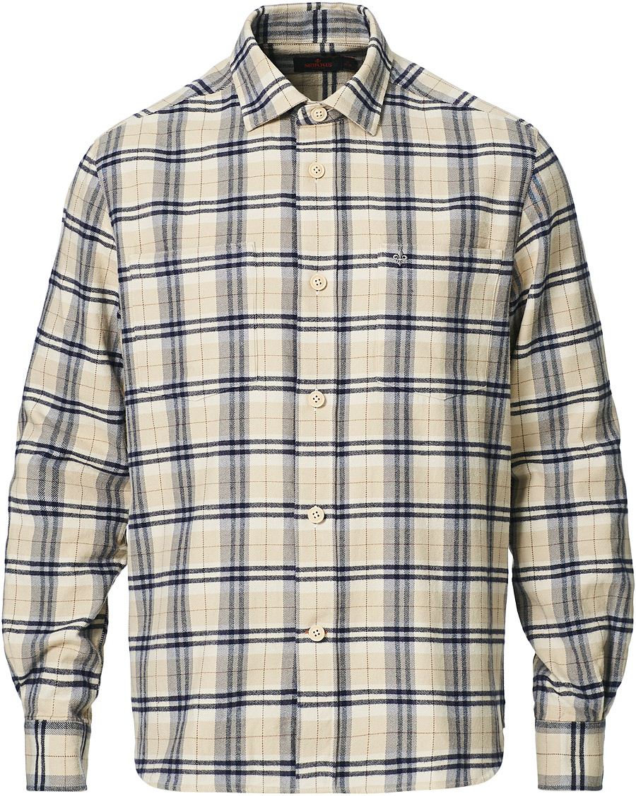 Herren | Hemden | Morris | Holiday Brushed Cotton Overshirt Khaki