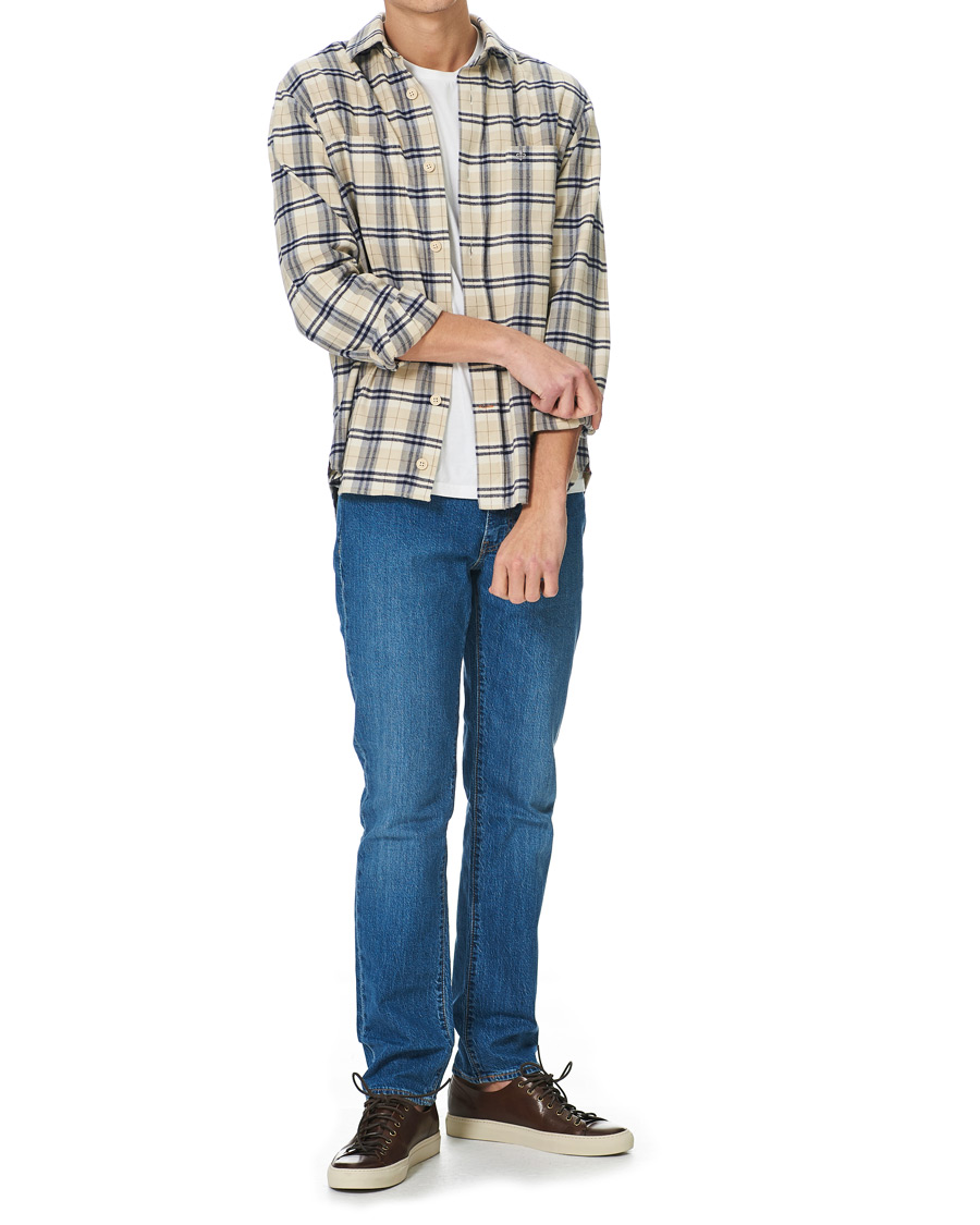 Herren | Hemden | Morris | Holiday Brushed Cotton Overshirt Khaki