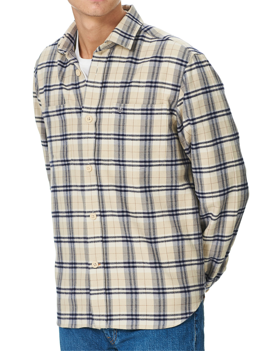 Herren | Hemden | Morris | Holiday Brushed Cotton Overshirt Khaki