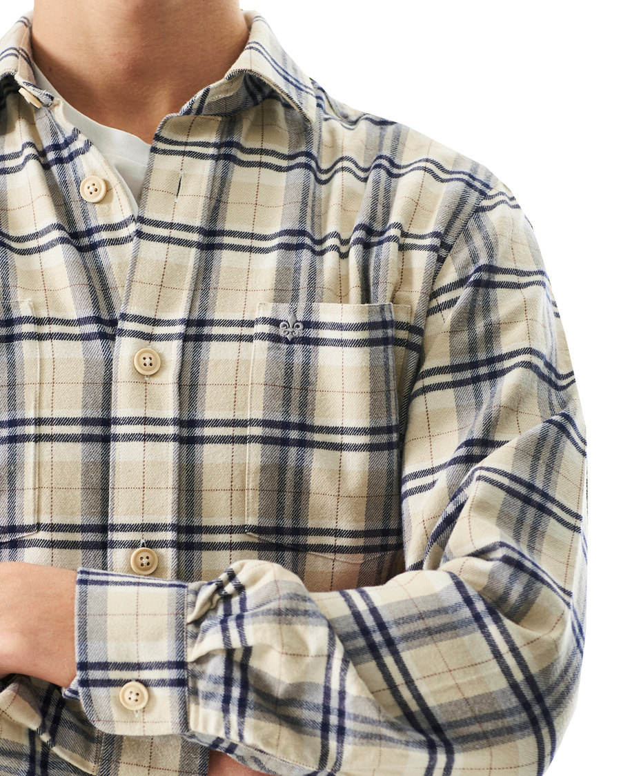 Herren | Hemden | Morris | Holiday Brushed Cotton Overshirt Khaki