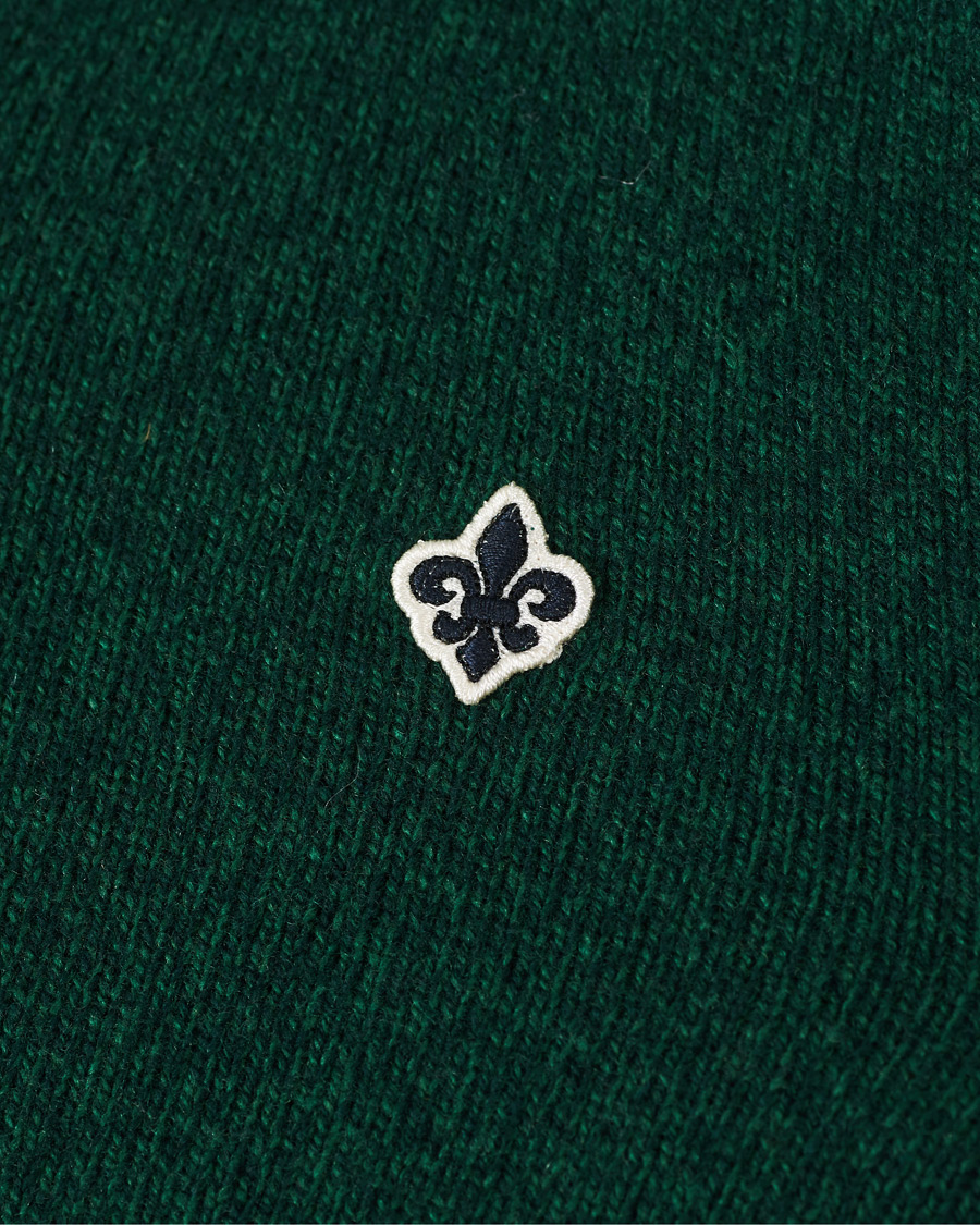 Herren | Pullover | Morris | Kieran Wool Half Zip Green