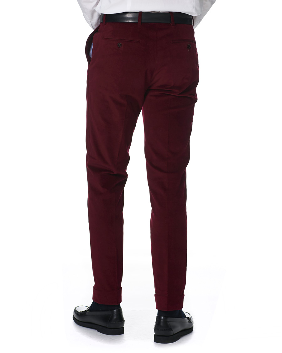 Herren | Hosen | Morris | Velvet Trousers Wine