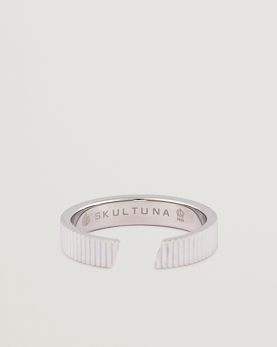 Herren | Schmuck | Skultuna | Ribbed Ring Steel