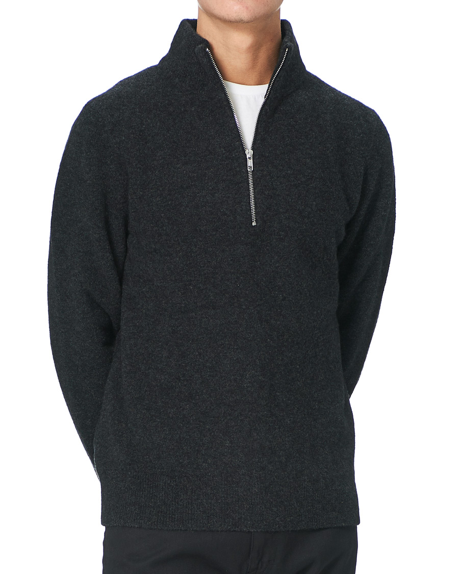 Herren | Pullover | Filippa K | Andrew Yak Sweater Charcoal Melange