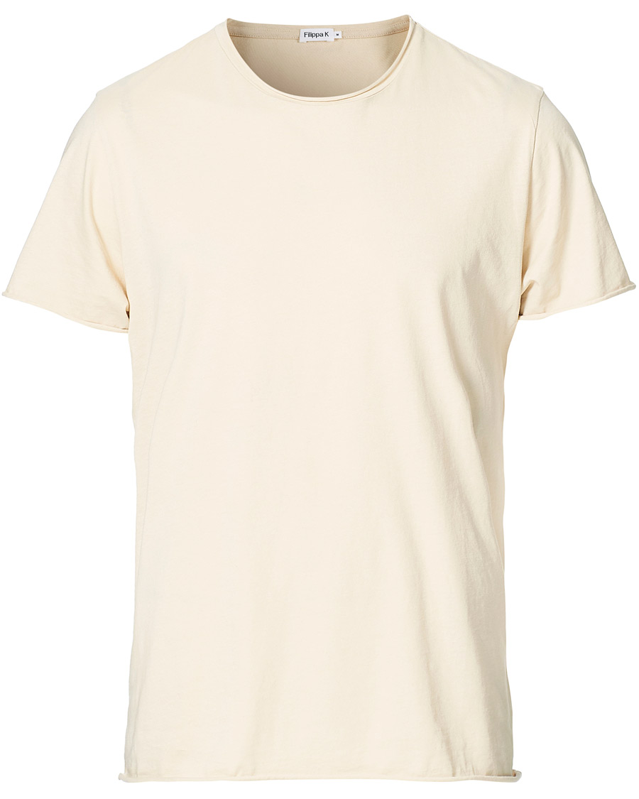 Herren | T-Shirts | Filippa K | Roll Neck Tee Soft Beige