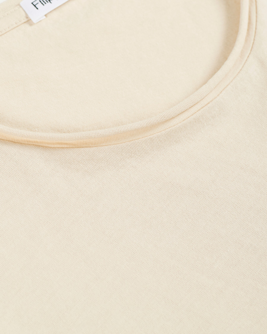 Herren | T-Shirts | Filippa K | Roll Neck Tee Soft Beige