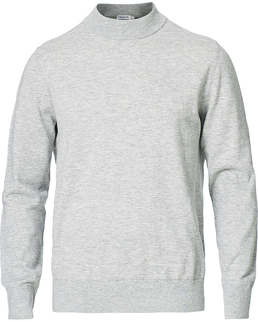 Herren | Pullover | Filippa K | Eli Sweater Light Grey Melange