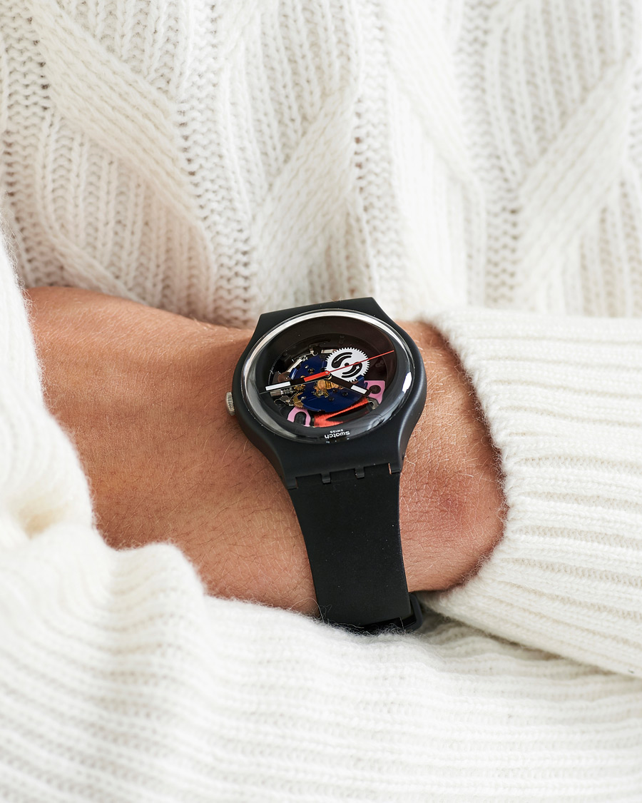 Swatch black lacquered discount