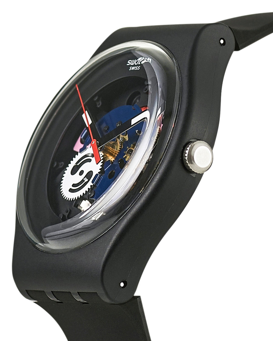 Herren | Swatch Black Lacquered Again | Swatch | Black Lacquered Again