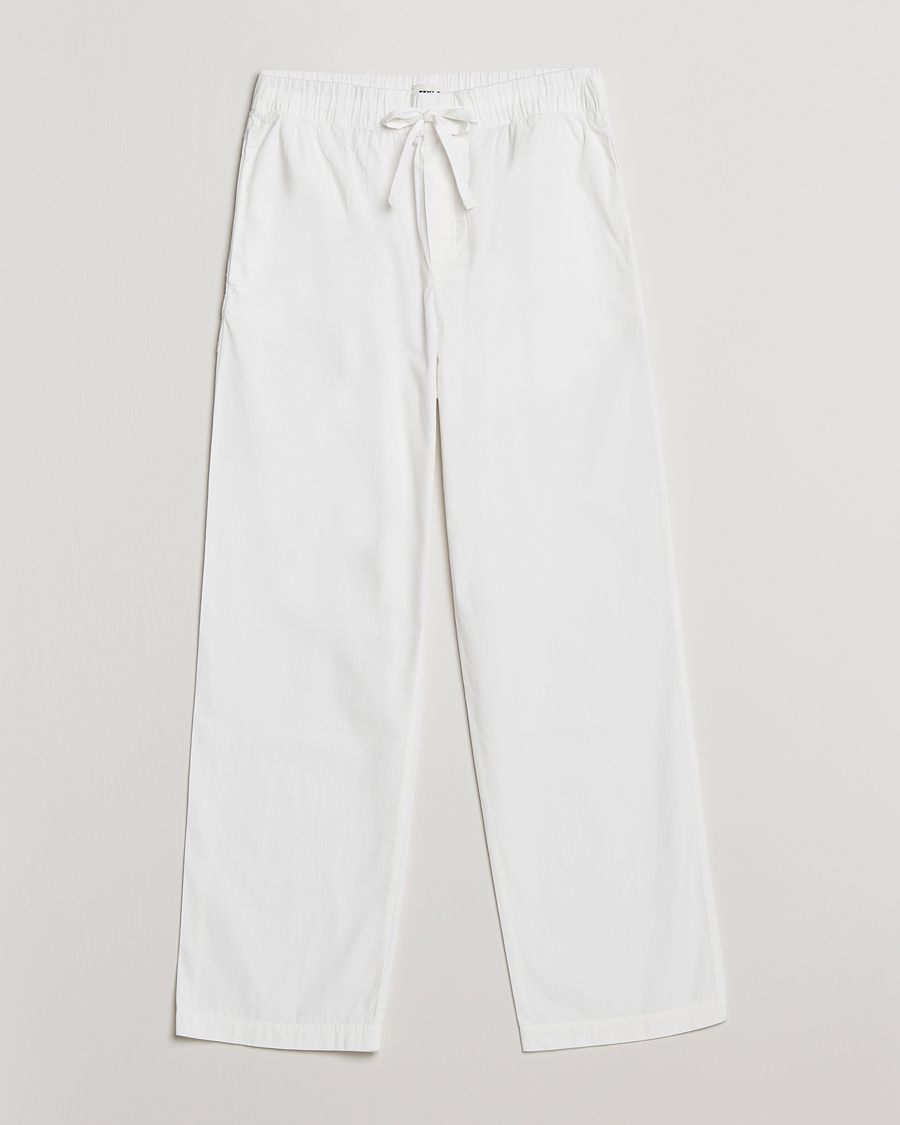 Herren | Pyjama Hosen | Tekla | Poplin Pyjama Pants Alabaster White