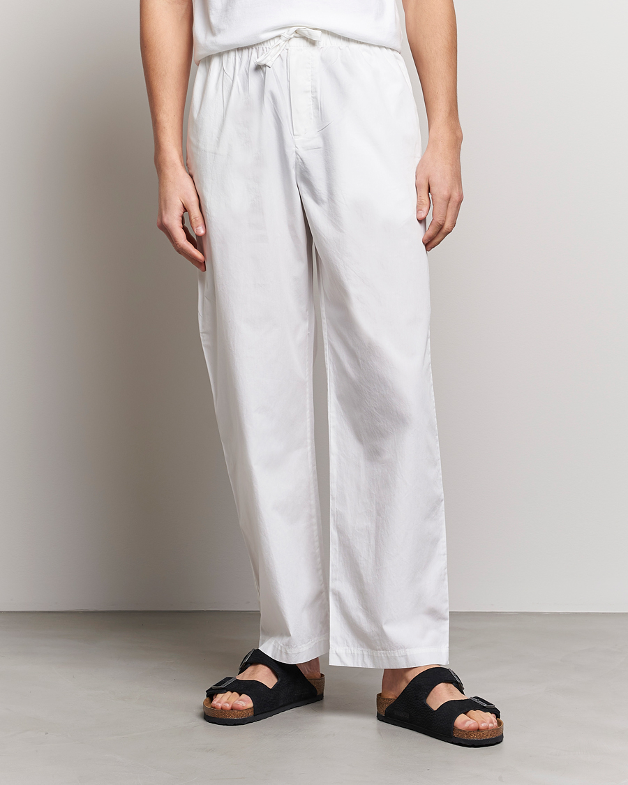 Herren | Tekla | Tekla | Poplin Pyjama Pants Alabaster White