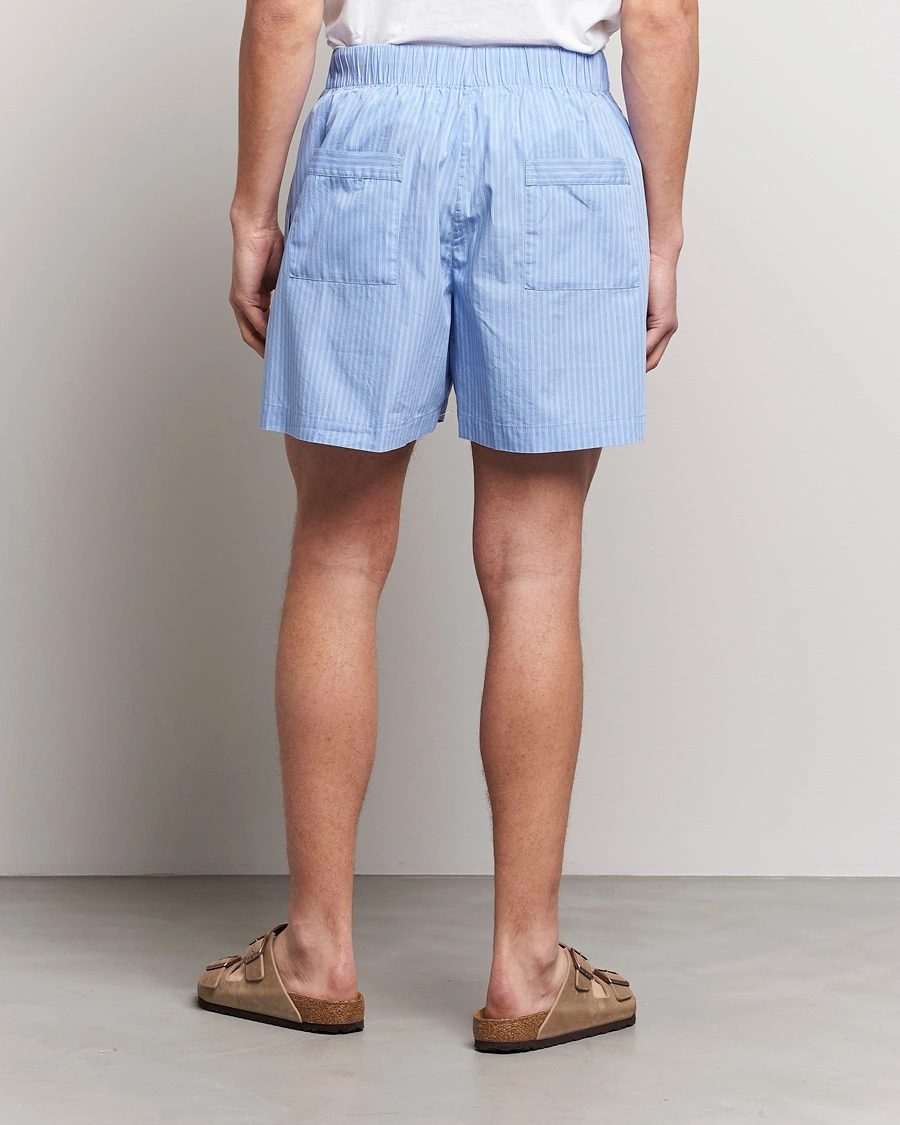 Herren | Schlafanzüge & Bademäntel | Tekla | Poplin Pyjama Shorts Pin Stripes
