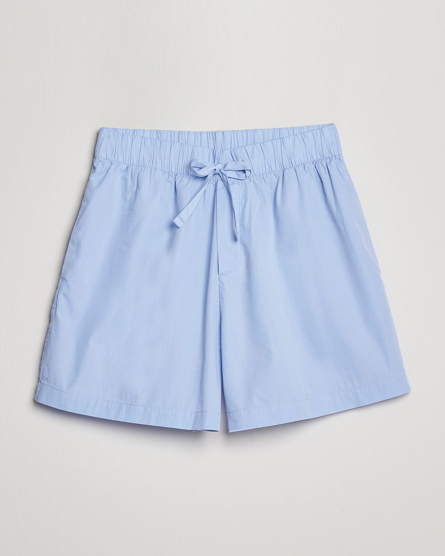 Herren | Schlafanzüge & Bademäntel | Tekla | Poplin Pyjama Shorts Light Blue