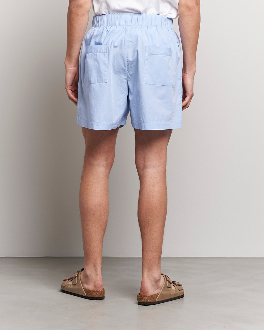 Herren | Schlafanzüge & Bademäntel | Tekla | Poplin Pyjama Shorts Light Blue