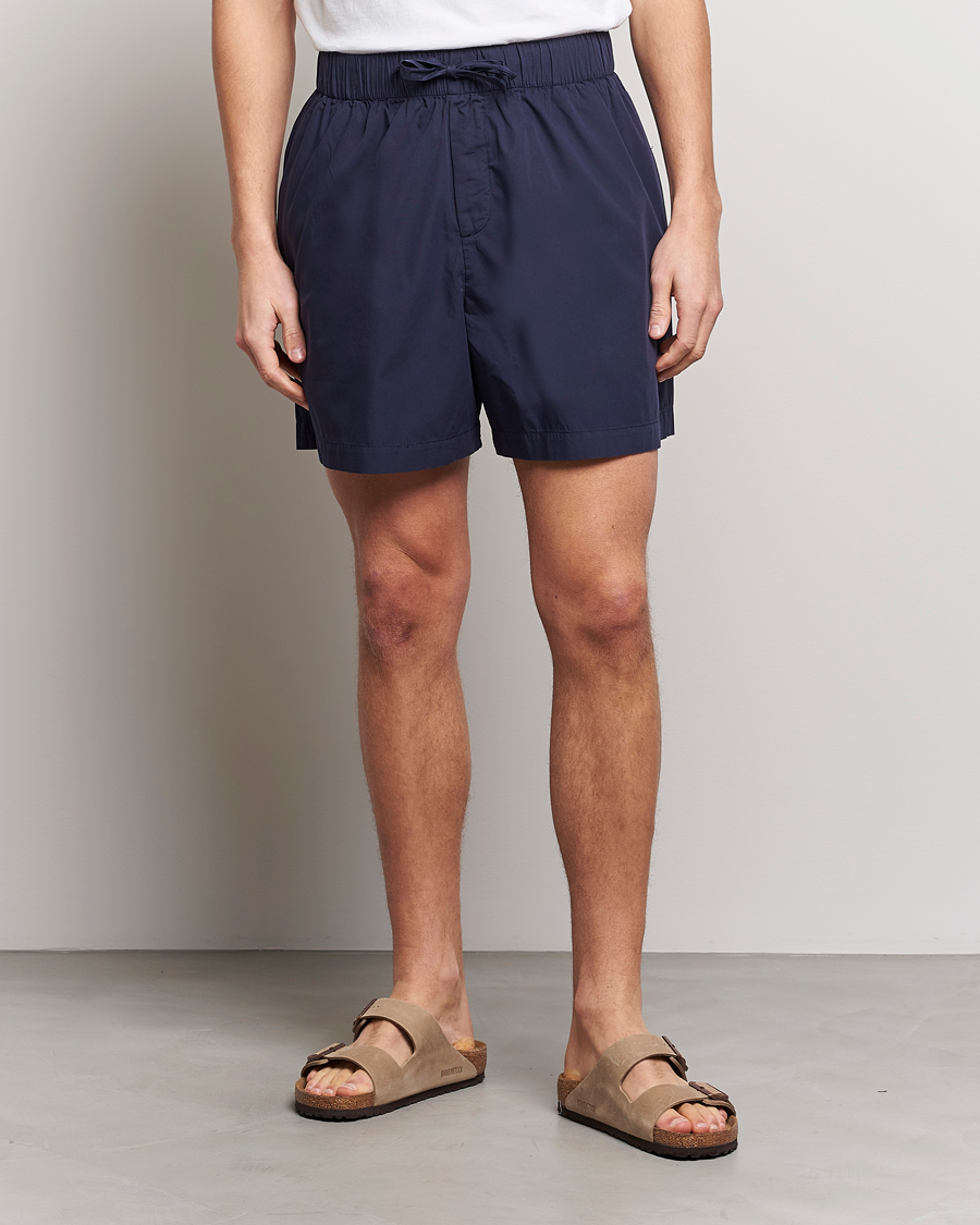 Herren | Lifestyle | Tekla | Poplin Pyjama Shorts True Navy