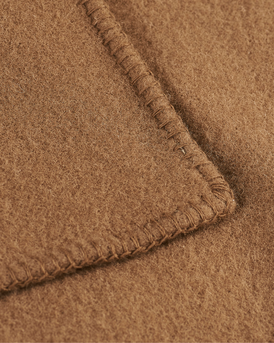 Herren | Tekla Pure New Wool Blanket Camel | Tekla | Pure New Wool Blanket Camel
