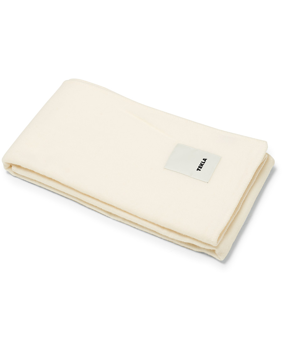 Herren | Tekla Pure New Wool Blanket Soft White | Tekla | Pure New Wool Blanket Soft White
